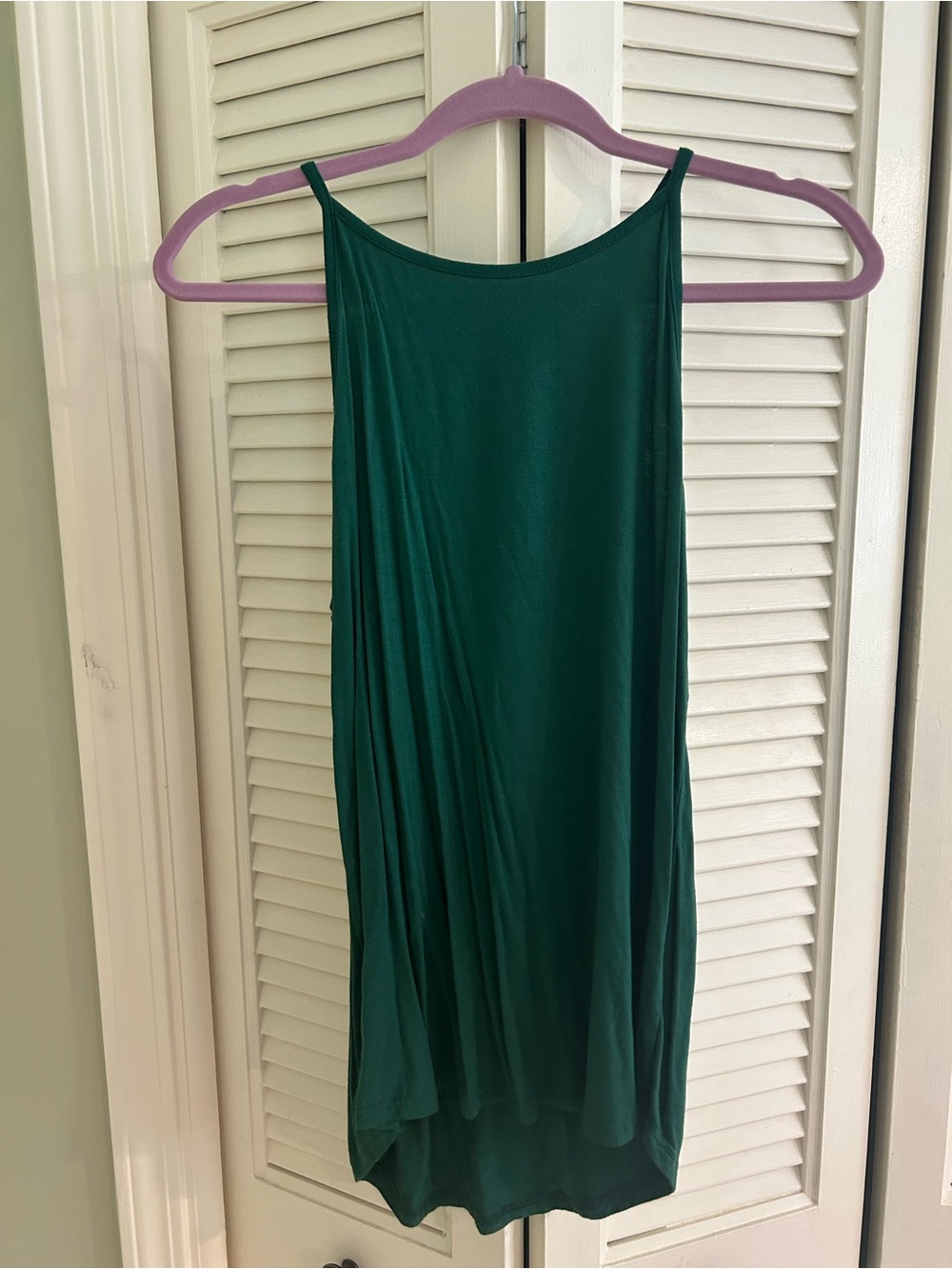 Women’s Emerald Green Sleeveless Tank Top